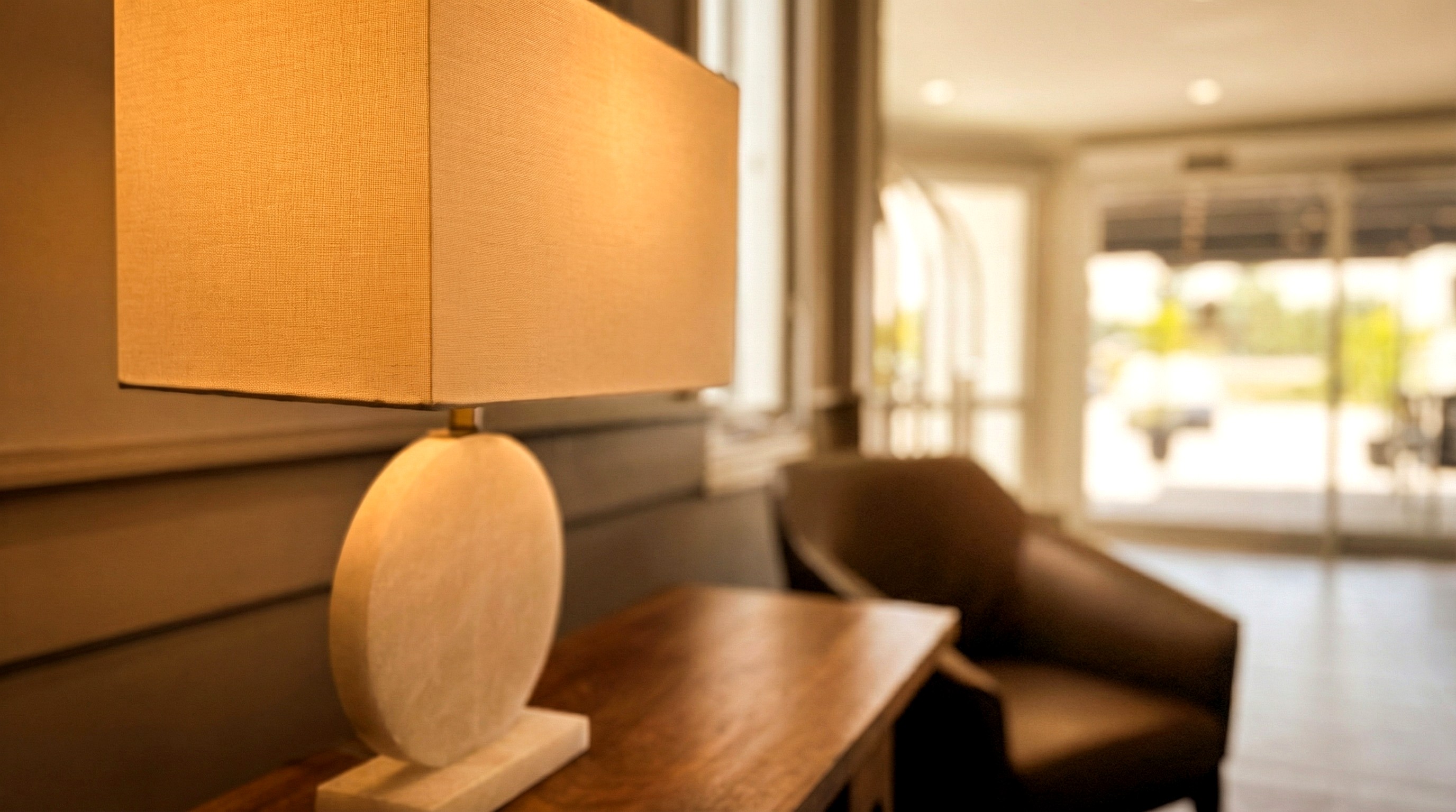 Lobby lamp detail